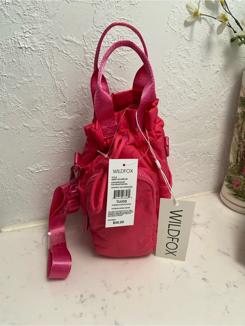Wildfox Fuchsia Crossbody Bag Brand New